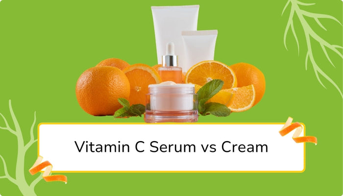 Vitamin C serums versus creams