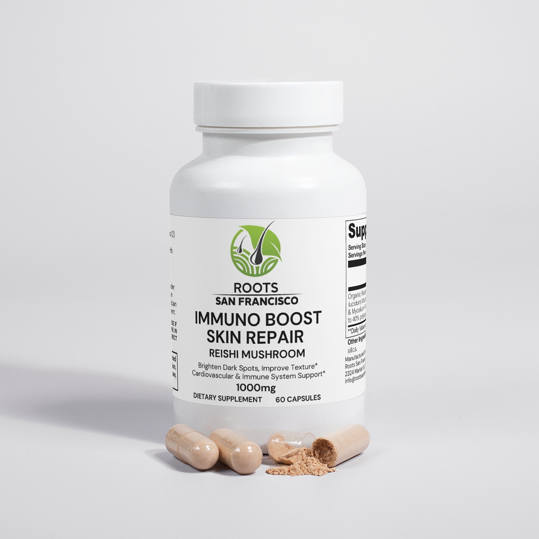 Immuno Boost Skin Repair - Organic Reishi Mushrooms