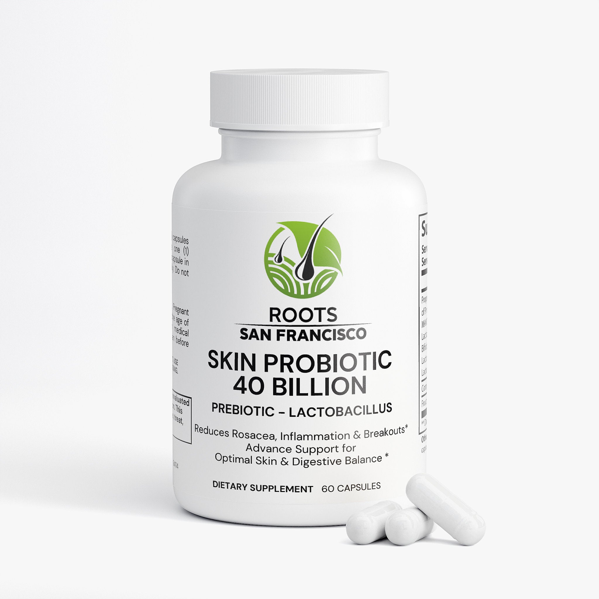 Skin Probiotic 40 Billion – Calm your Skin, Balance your Gut!