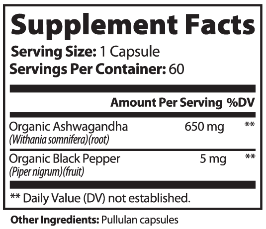Zen Glow Complex with Ashwagandha & Black Pepper