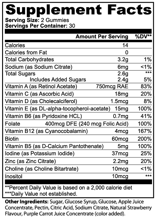 Roots Multi-Vitamin Gummy Bear